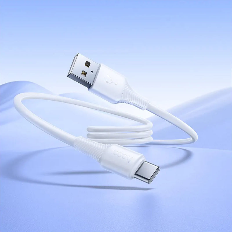 Câble de Données et de Charge USB-A - USB-C HOCO X120, 60W, 1m, Blanc