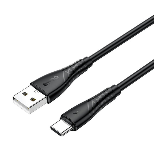 Daten- und Ladekabel USB-A - USB-C BWOO BO-X318C, 27W, 1m, Schwarz