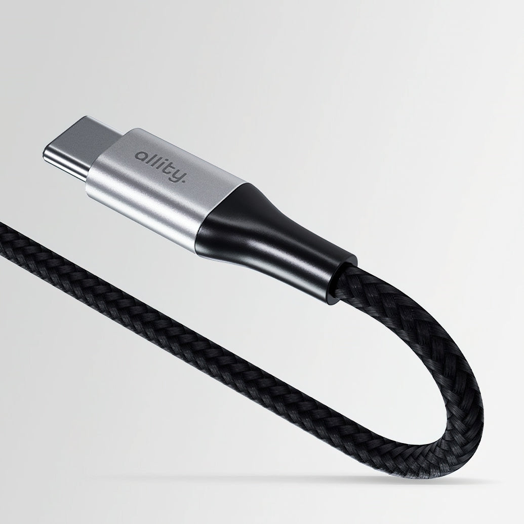 USB-C Daten- und Ladekabel - USB-C Allity. AUC-01, 100W, 2m, Schwarz