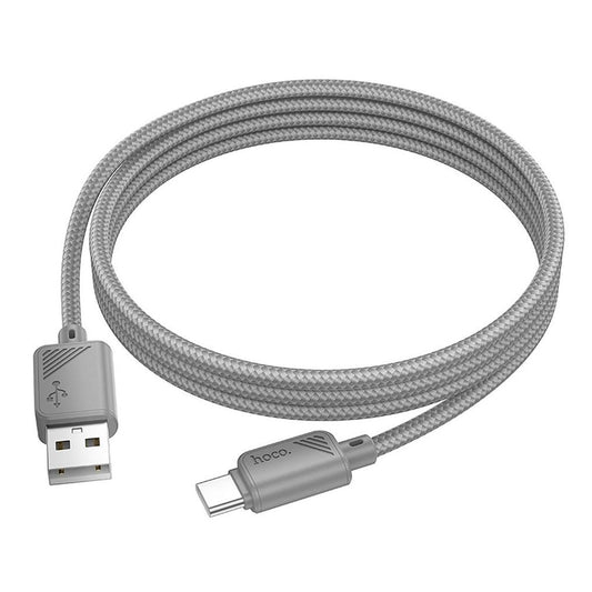Câble de données et de charge USB-A - USB-C HOCO X113, 18W, 1m, Gris