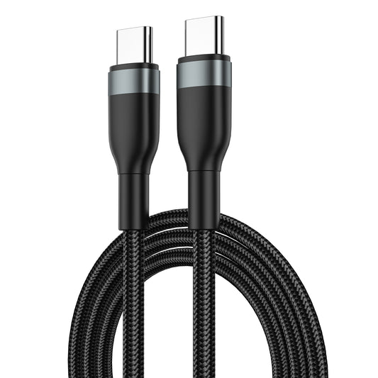 USB-C Daten- und Ladekabel - USB-C WiWu Wi-C017, 100W, 1.2m, Schwarz