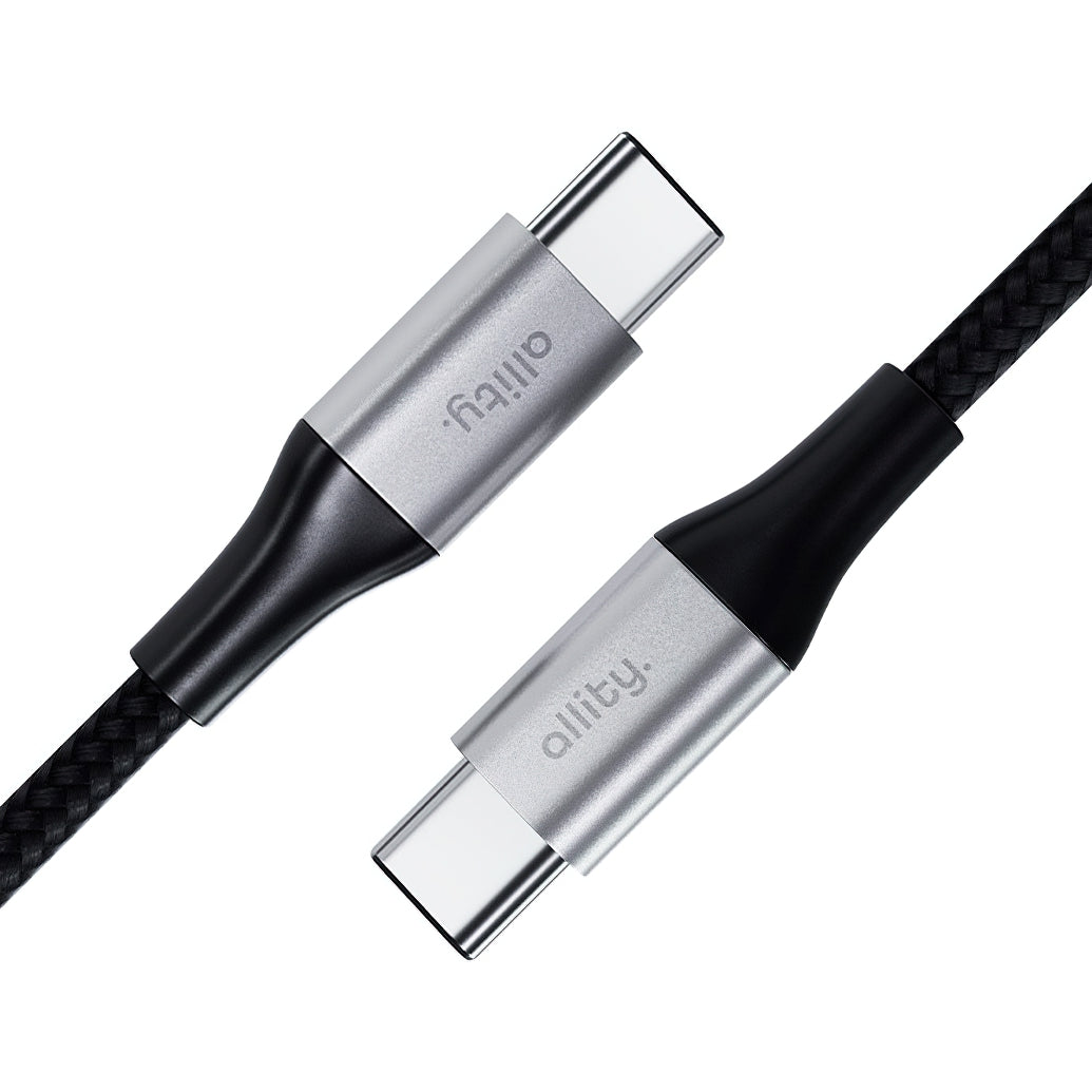 USB-C Daten- und Ladekabel - USB-C Allity. AUC-01, 100W, 2m, Schwarz