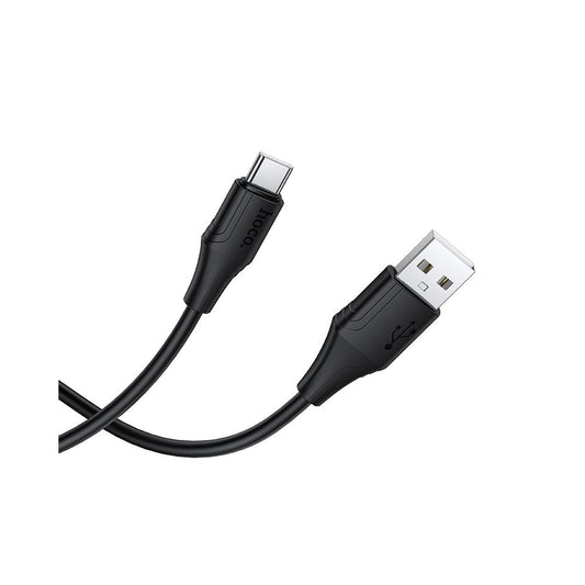 Daten- und Ladekabel USB-A - USB-C HOCO X124, 18W, 1m, Schwarz