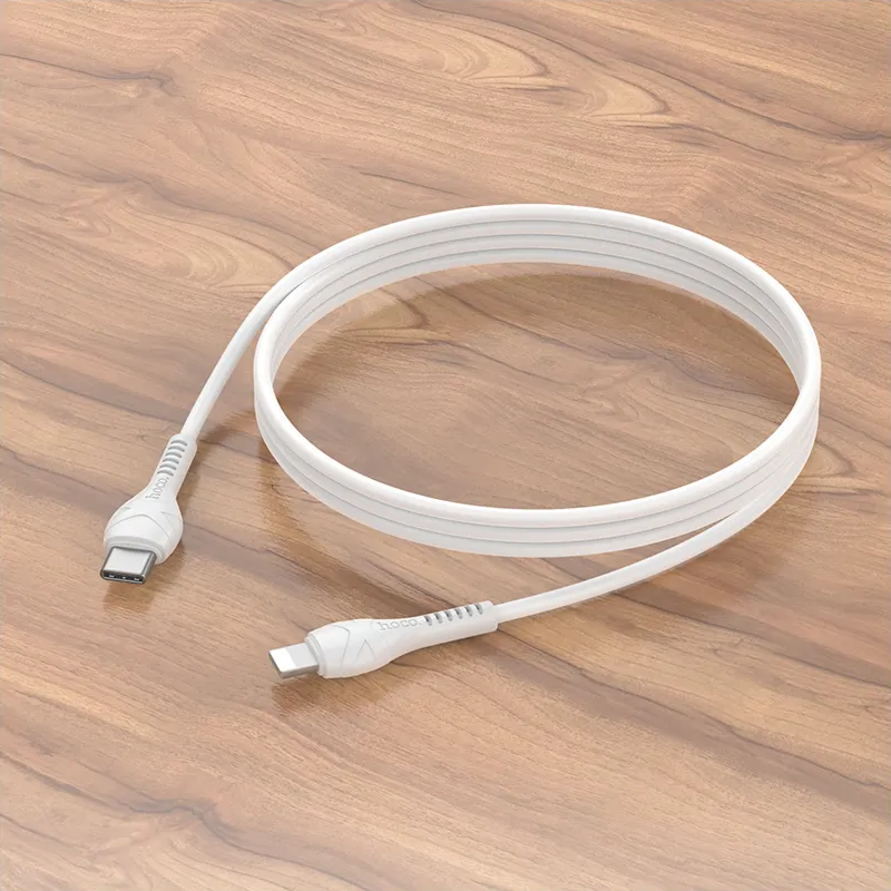Câble de Données et de Charge USB-C - Lightning HOCO X37, 27W, 1m, Blanc