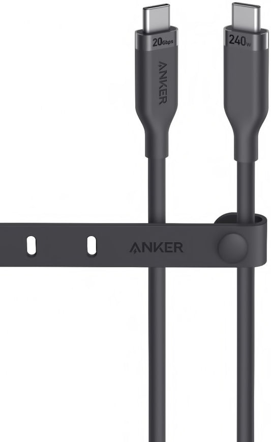 USB-C Daten- und Ladekabel - USB-C Anker, 240W, 0,9m, Schwarz A80N1H11