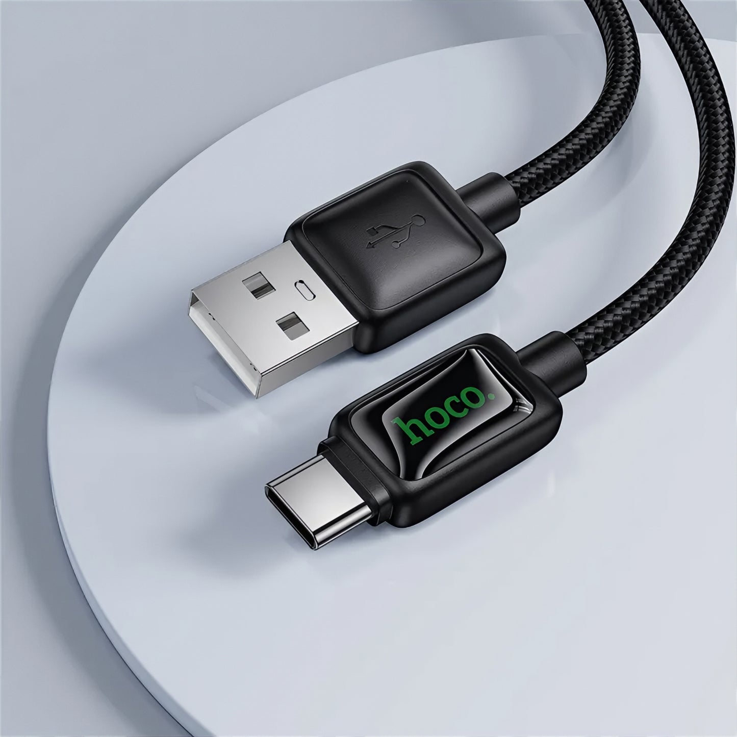 Câble de Données et de Charge USB-A - USB-C HOCO U146, 36W, 1.2m, Noir