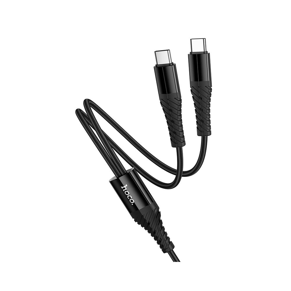 Câble de Chargement USB-C - 2 x USB-C HOCO X123, 10W, 1m, Noir