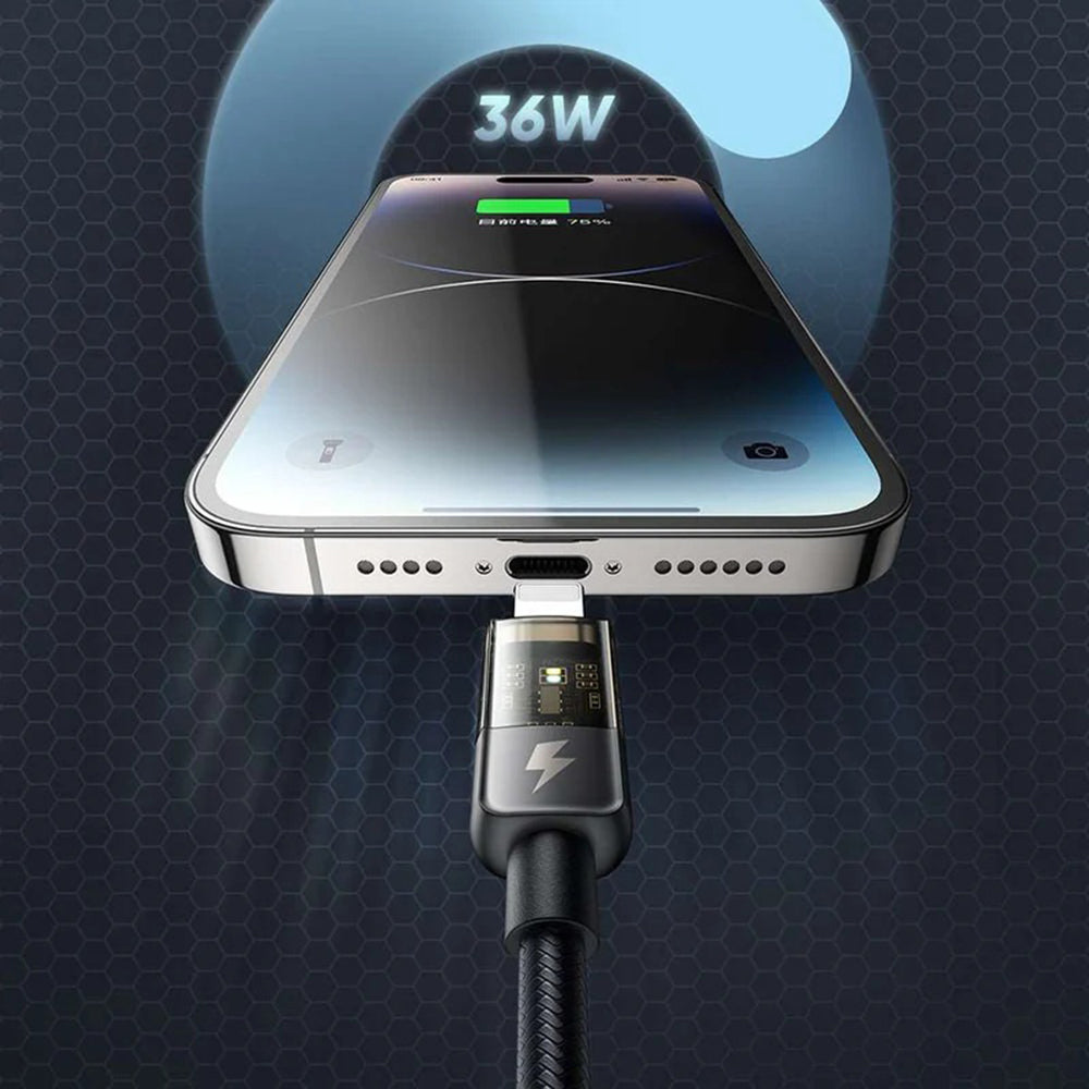 Câble de Données et de Charge USB-A - Lightning McDodo CA-3140 Auto Power Off, 18W, 1.2m, Noir
