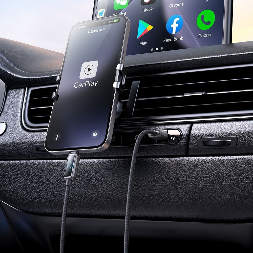 Câble de Données et de Charge USB-A - Lightning McDodo CA-5250 Display, 18W, 1.2m, Noir
