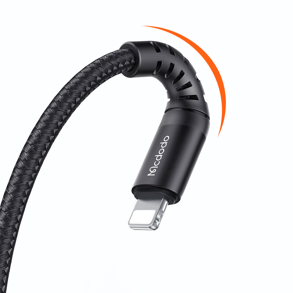 Daten- und Ladekabel USB-A - microUSB McDodo CA-2281, 18W, 1m, Schwarz