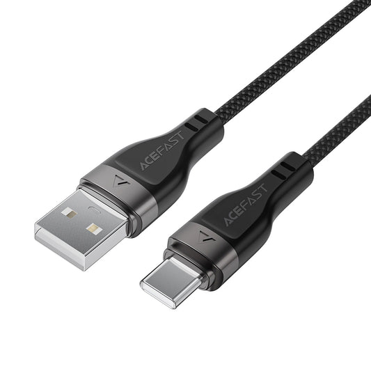 Câble de Données et de Charge USB-A - USB-C Acefast C11-04, 18W, 1.2m, Noir