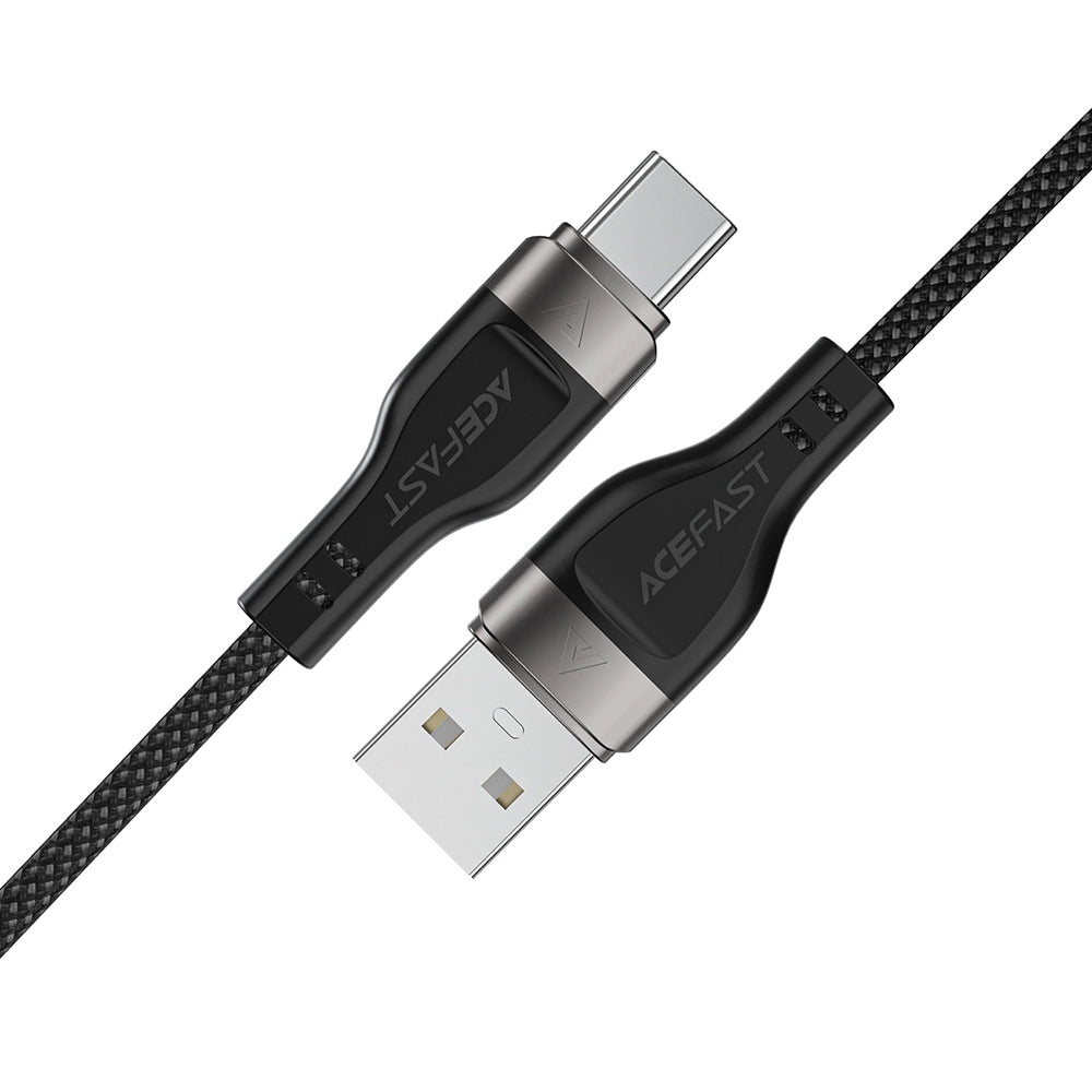Daten- und Ladekabel USB-A - USB-C Acefast C11-04, 18W, 1.2m, Schwarz