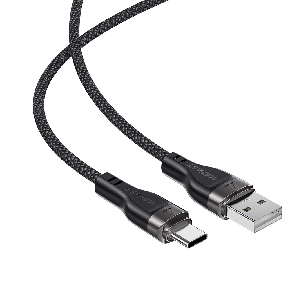 Daten- und Ladekabel USB-A - USB-C Acefast C11-04, 18W, 1.2m, Schwarz