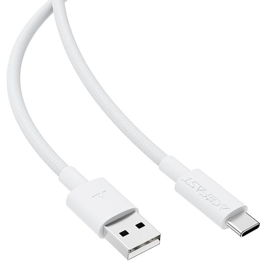 Câble de données et de charge USB-A - USB-C Acefast C18-04, 18W, 1.2m, Blanc