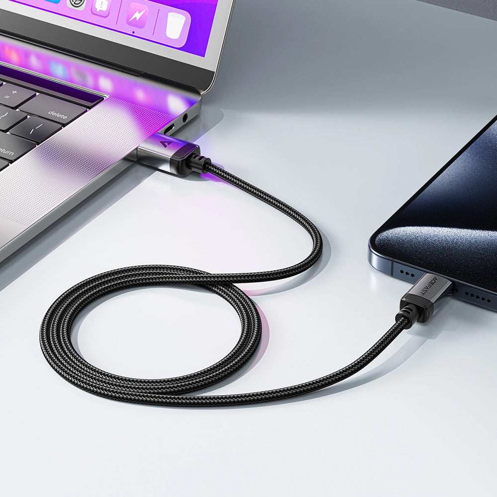 Câble de Données et de Charge USB-A - USB-C Acefast C20-04, 18W, 1.2m, Noir