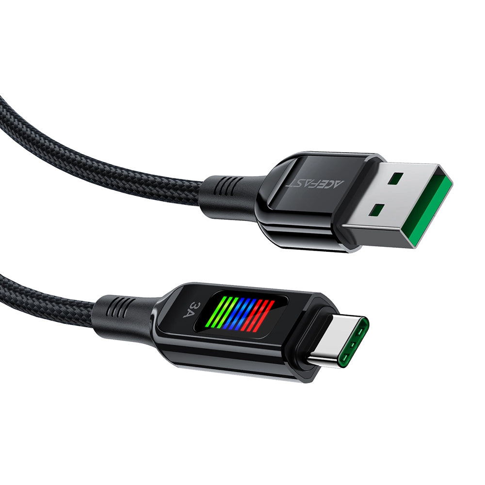 Daten- und Ladekabel USB-A - USB-C Acefast C7-04, 18W, 1,2m, Schwarz