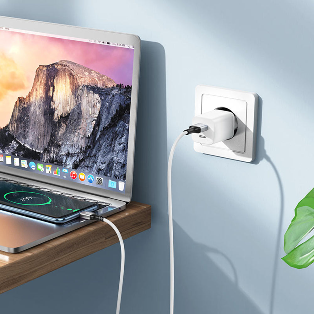 Daten- und Ladekabel USB-A - USB-C Borofone BX83, 18W, 1m, Schwarz