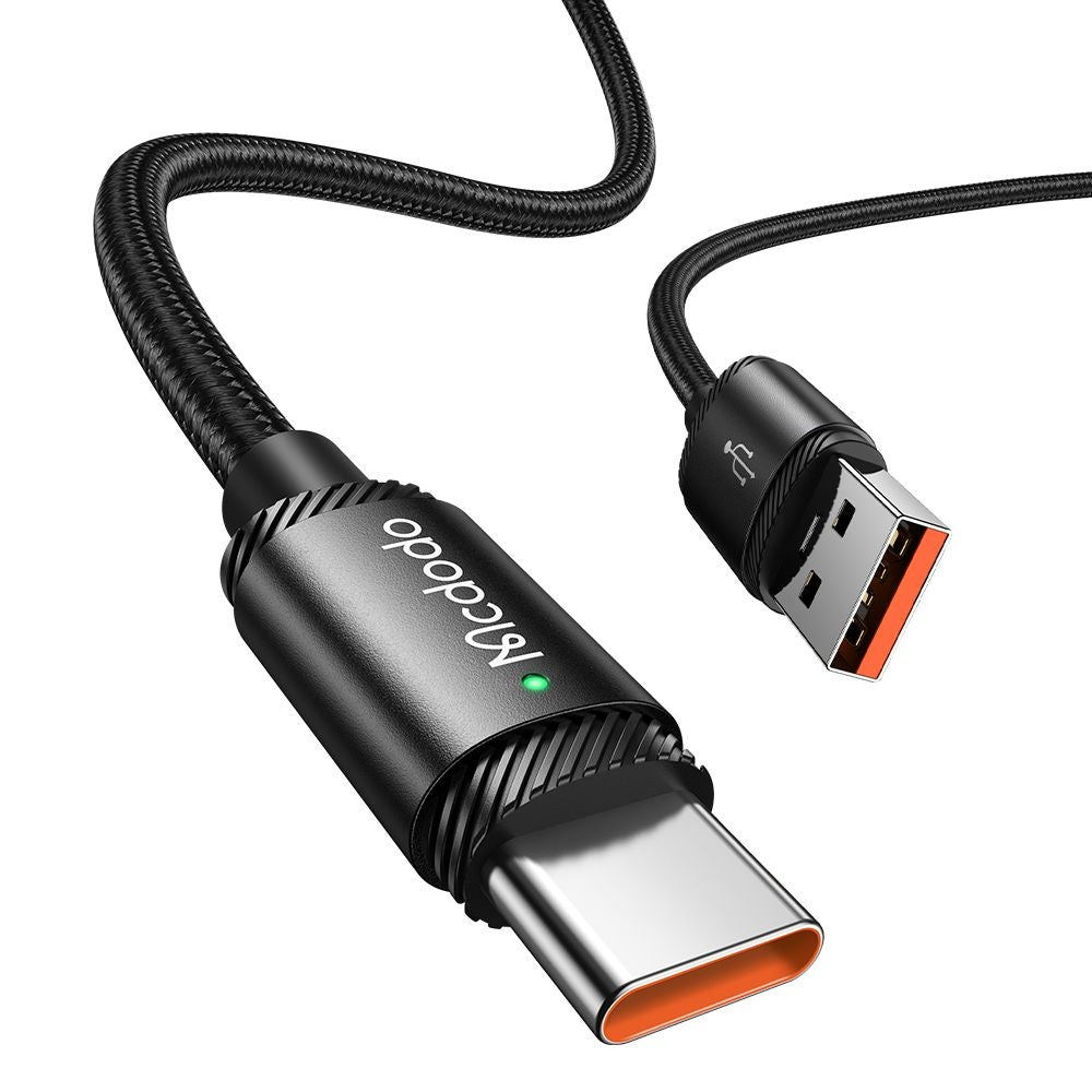 Câble de Données et de Charge USB-A - USB-C McDodo CA-4730, 120W, 1.5m, Noir