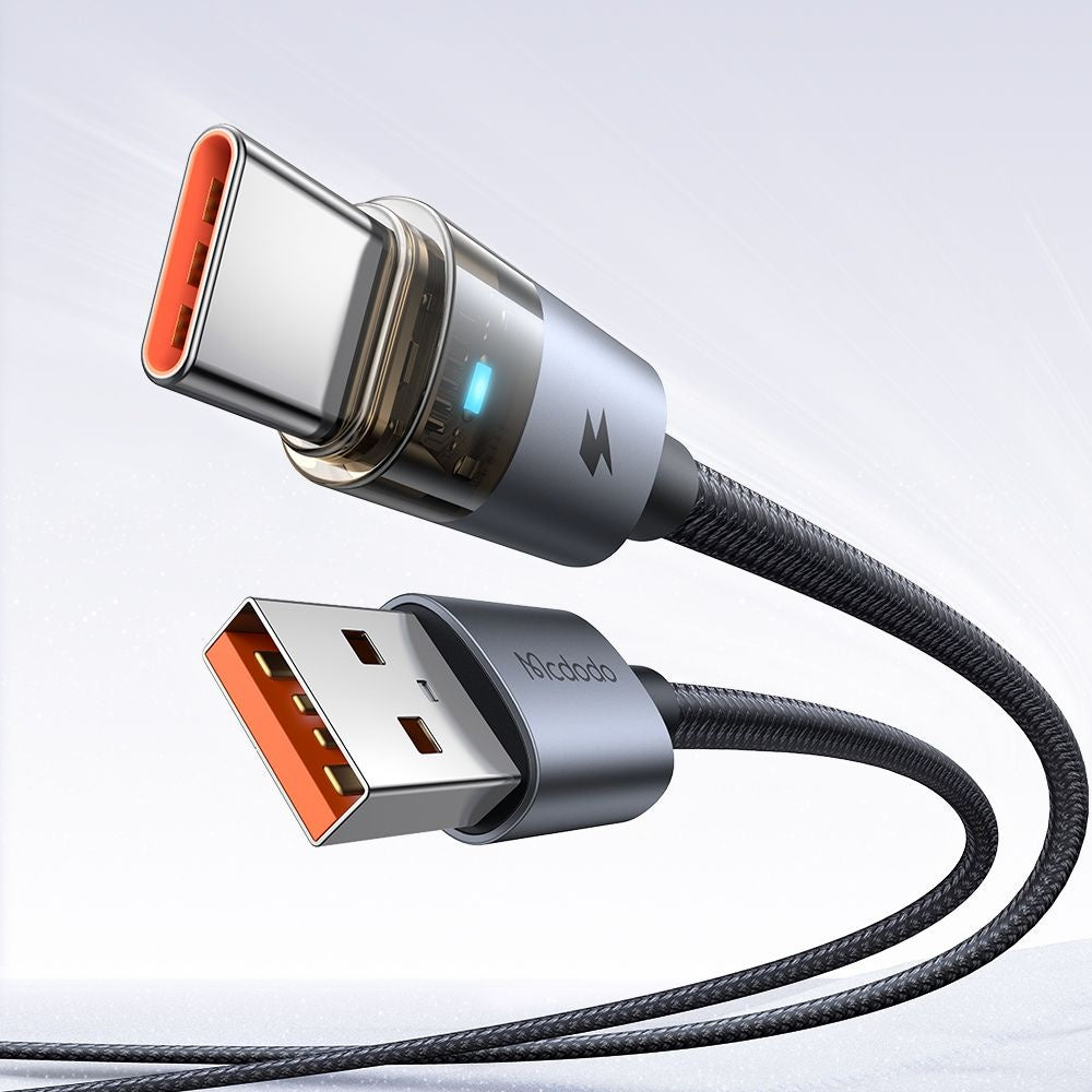 Câble de Données et de Charge USB-A - USB-C McDodo CA-6890, 66W, 1.2m, Noir