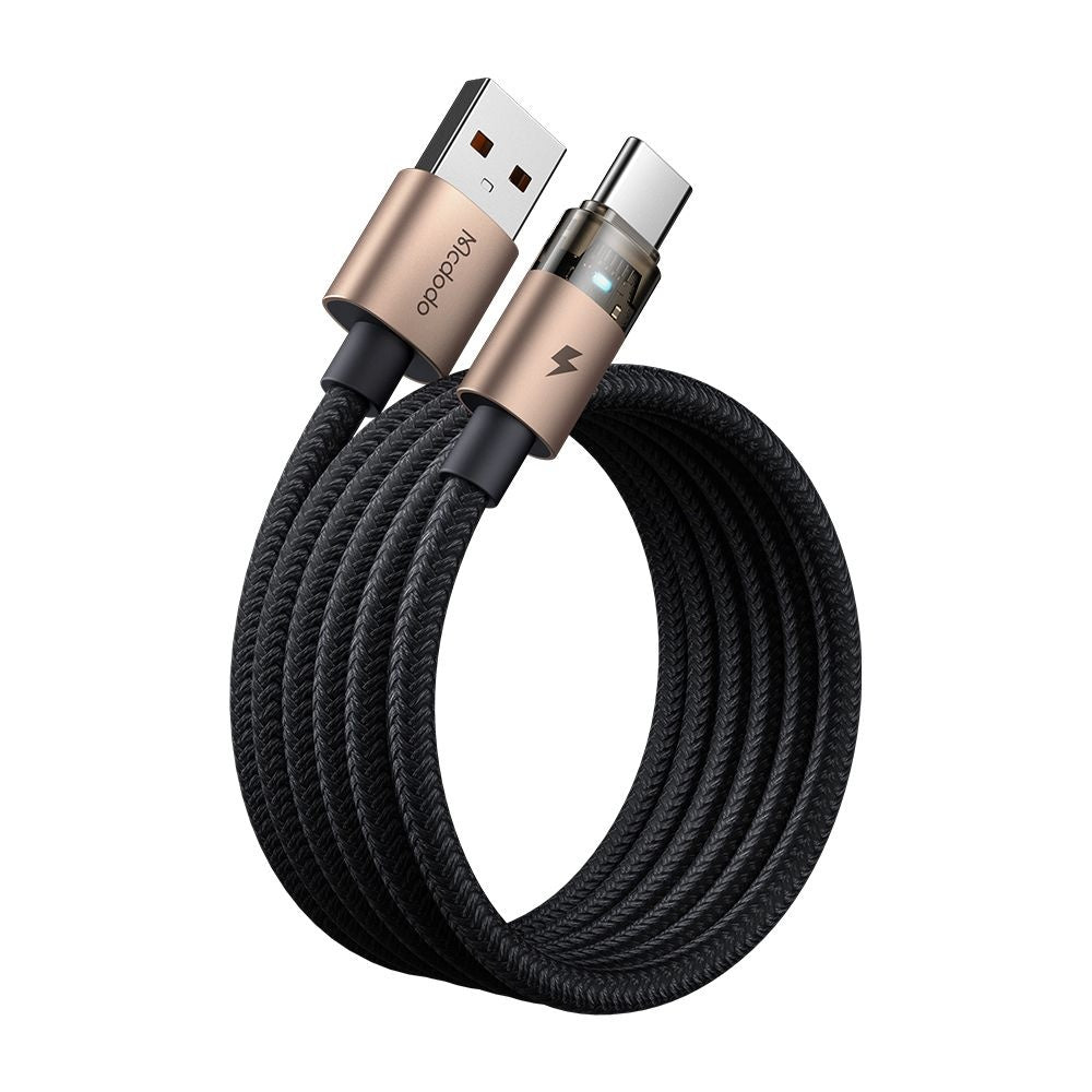 Câble de Données et de Charge USB-A - USB-C McDodo CA-6891, 66W, 1.2m, Doré