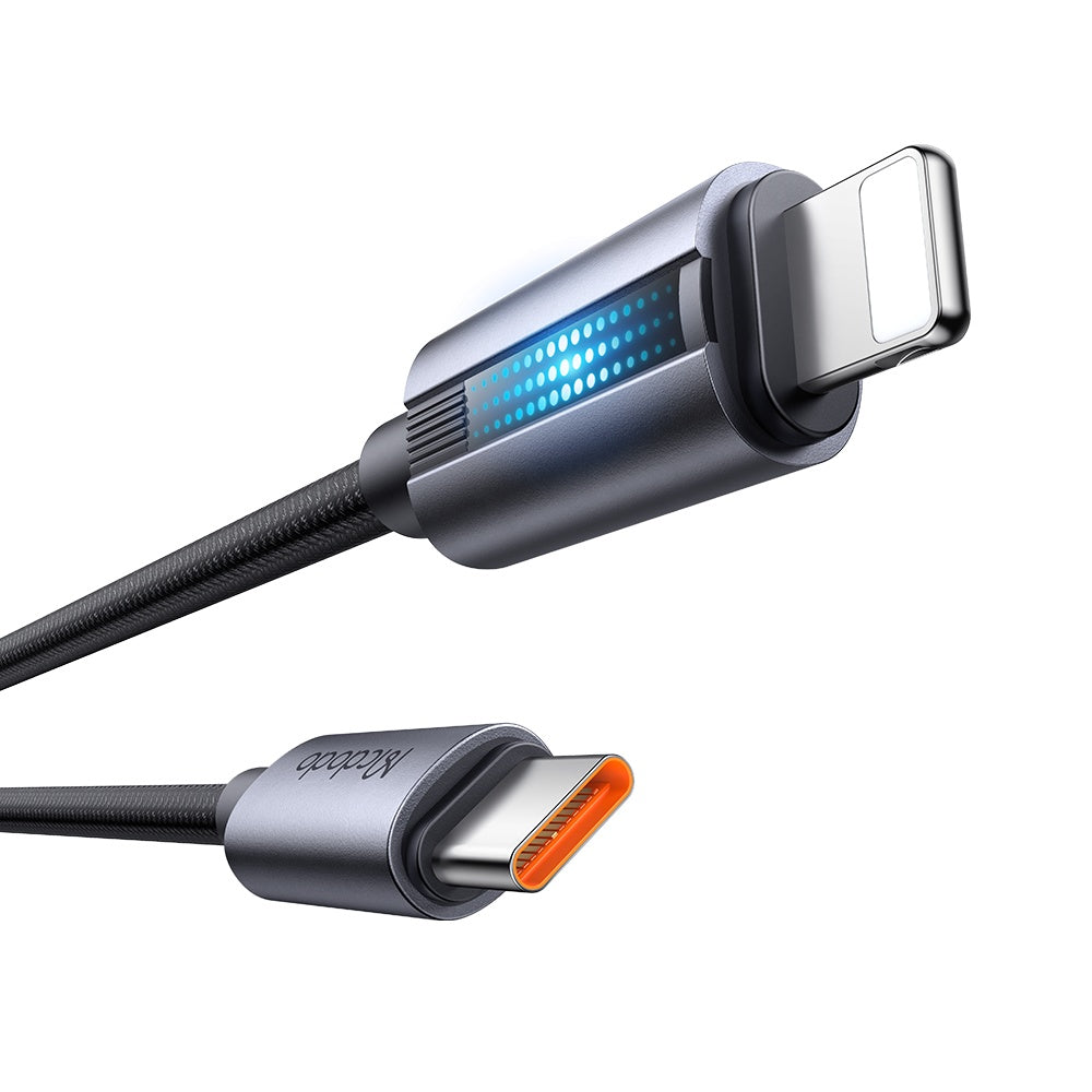Câble de Données et de Charge USB-C - Lightning McDodo CA-5710, 36W, 1.2m, Noir