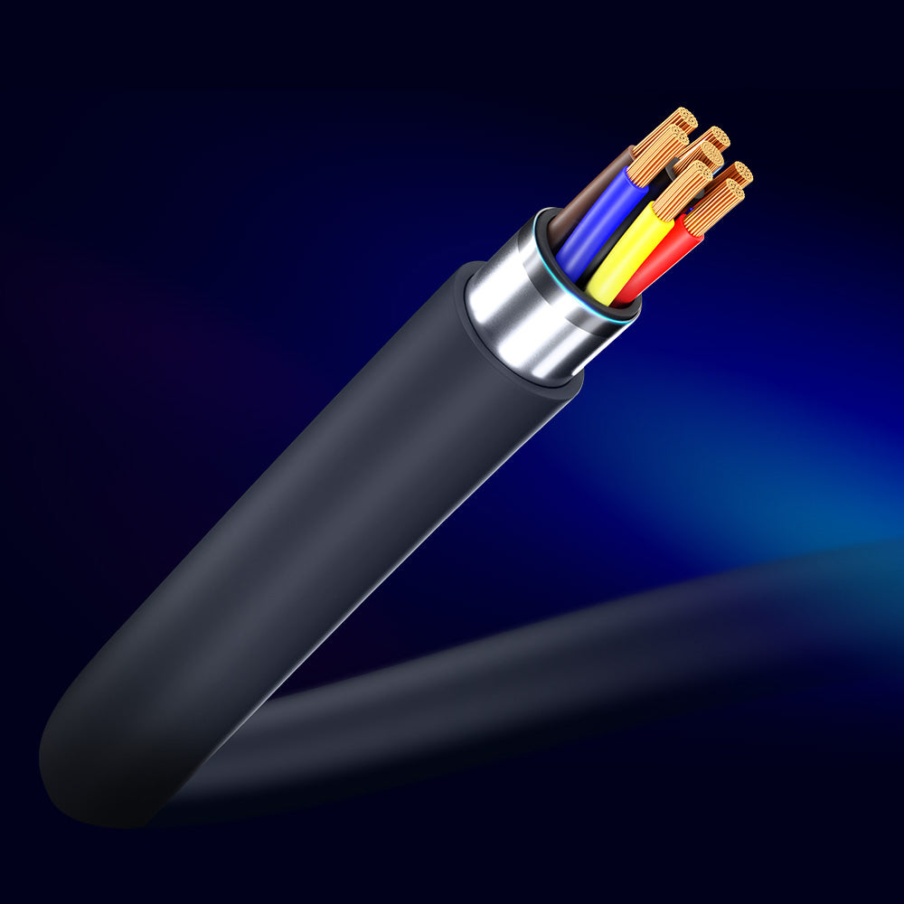 Câble de Données et de Charge USB-C - USB-C 3MK Hyper, 100W, 1.2m, Noir