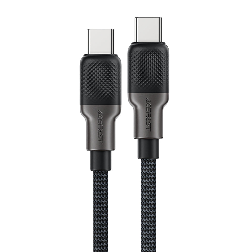 Daten- und Ladekabel USB-C - USB-C Acefast C10-03, 60W, 1.2m, Schwarz