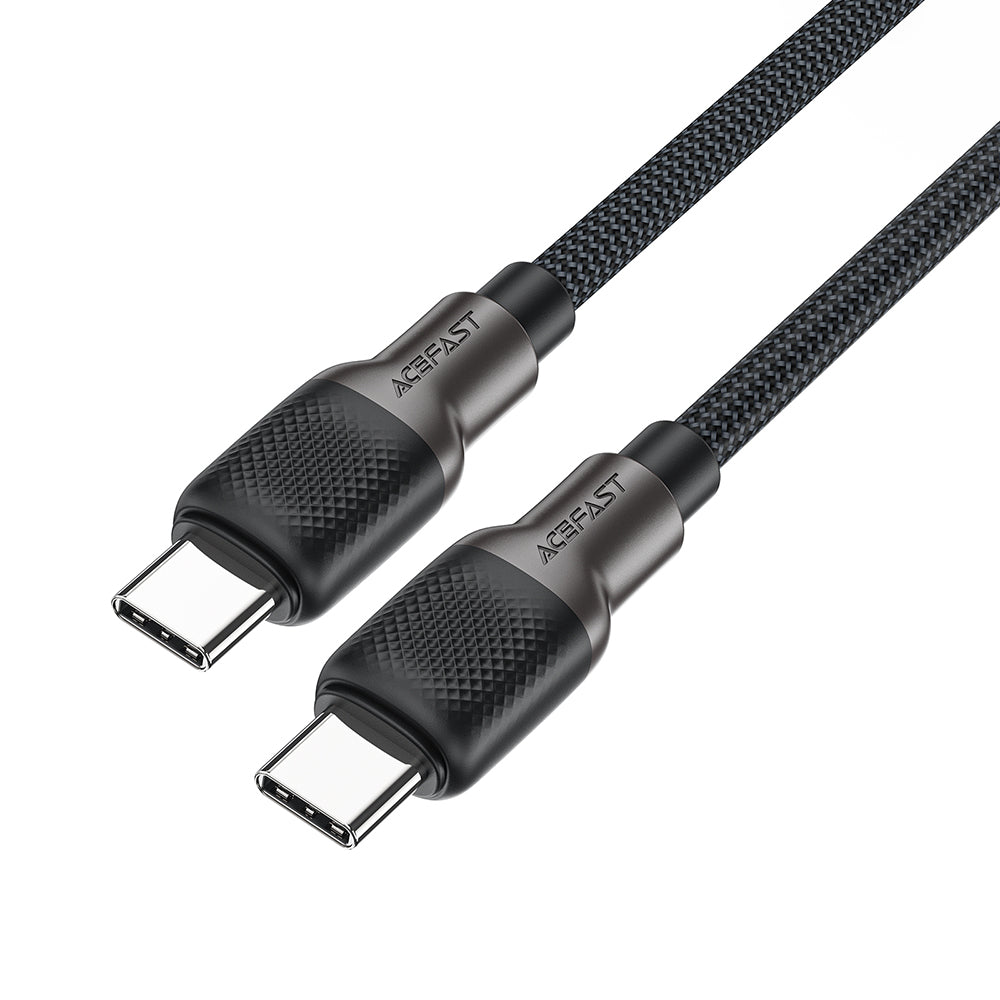 Daten- und Ladekabel USB-C - USB-C Acefast C10-03, 60W, 1.2m, Schwarz