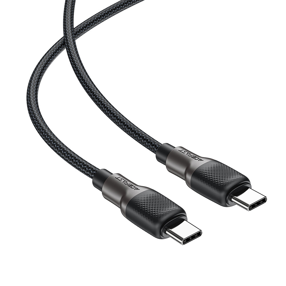 Daten- und Ladekabel USB-C - USB-C Acefast C10-03, 60W, 1.2m, Schwarz