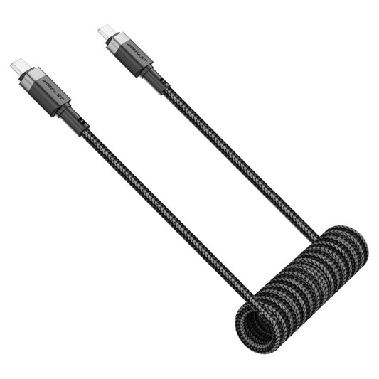 Câble de Données et de Charge USB-C - USB-C Acefast C14-03, 60W, 1.2m, Noir