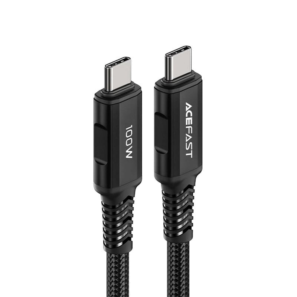Daten- und Ladekabel USB-C - USB-C Acefast C4-03, 100W, 2m, Schwarz