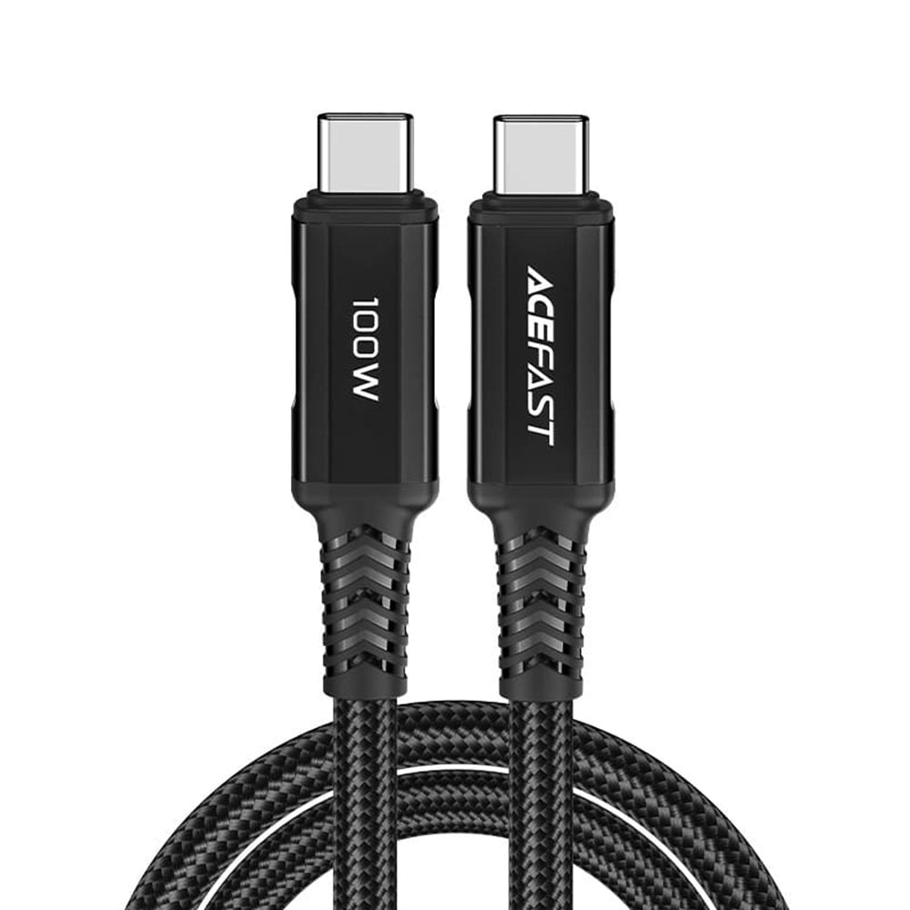 Daten- und Ladekabel USB-C - USB-C Acefast C4-03, 100W, 2m, Schwarz