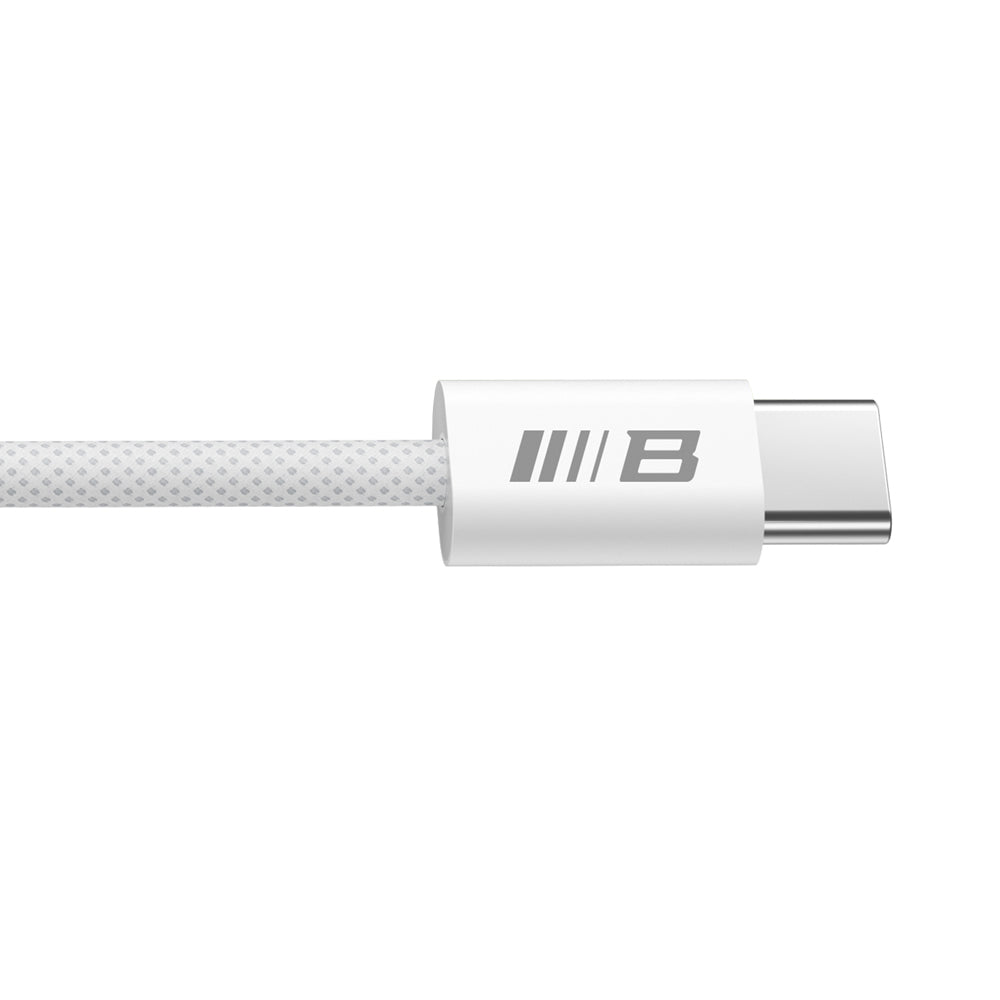 Câble de Données et de Charge USB-C - USB-C Blueo, 100W, 2m, Blanc