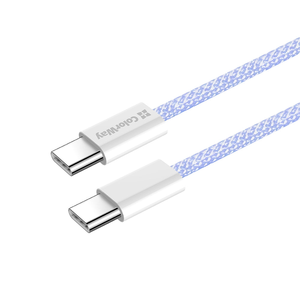 Daten- und Ladekabel USB-C - USB-C ColorWay CW-CBPDCC061, 60W, 1m, Lila