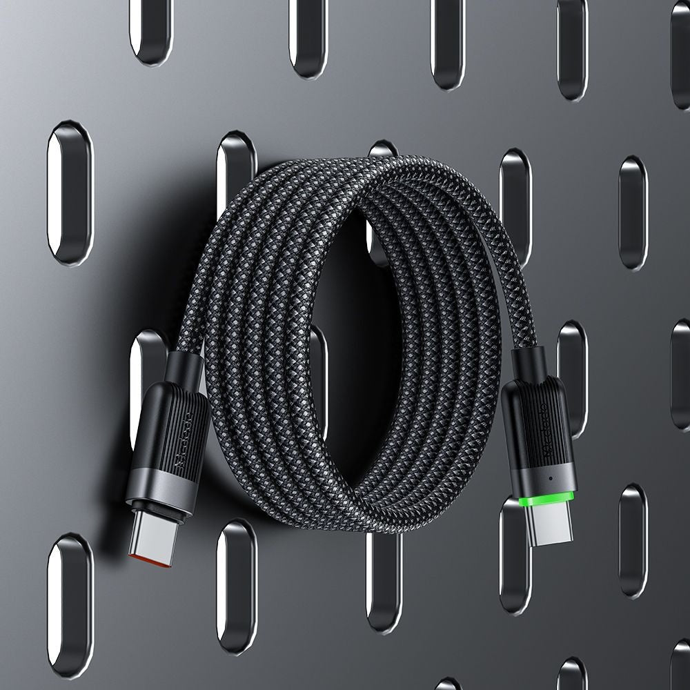 USB-C Daten- und Ladekabel - USB-C McDodo CA-2000 Self Winding, 60W, 1.2m, Schwarz