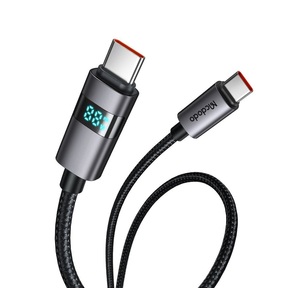 USB-C Daten- und Ladekabel - USB-C McDodo CA-5610 Display, 100W, 1.2m, Schwarz