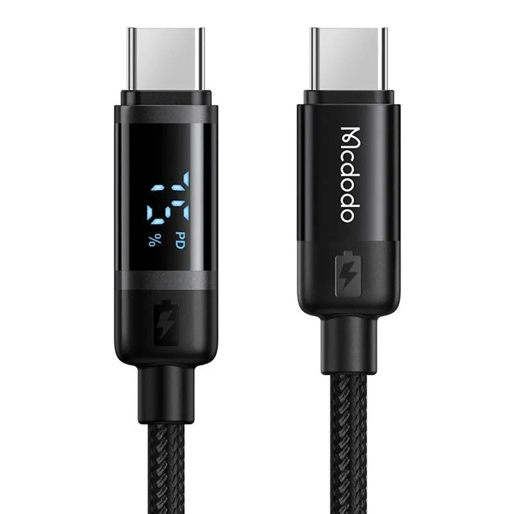 Daten- und Ladekabel USB-C - USB-C McDodo CA-5780 Bat Display, 60W, 1.2m, Schwarz