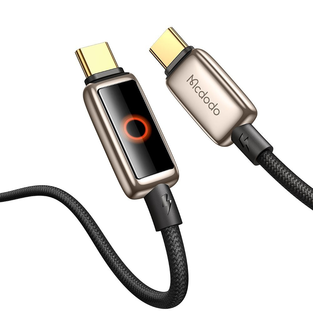 USB-C Daten- und Ladekabel - USB-C McDodo CA-6681 Auto Power Off, 100W, 1.2m, Gold