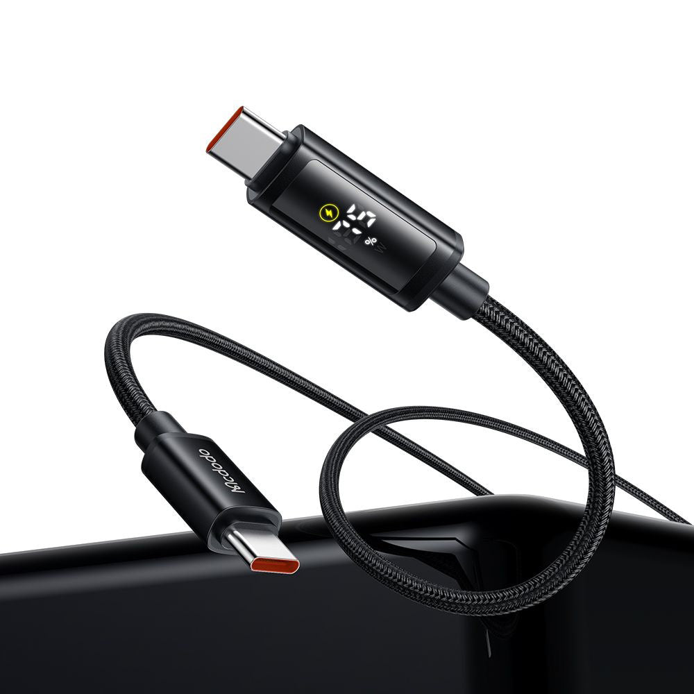 USB-C Daten- und Ladekabel - USB-C McDodo CA-8000 Display, 100W, 1.2m, Schwarz