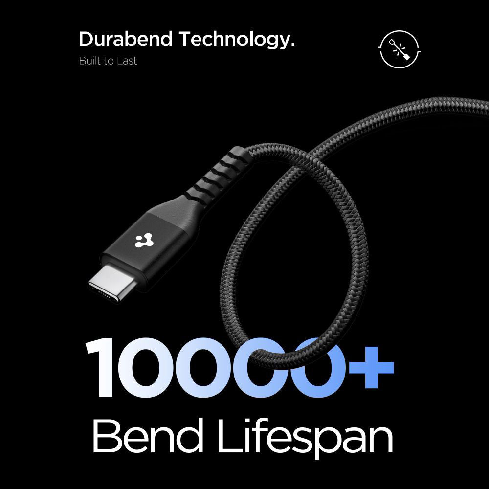Daten- und Ladekabel USB-C - USB-C Spigen EB10010CCA, 100W, 1m, Schwarz ACA11103
