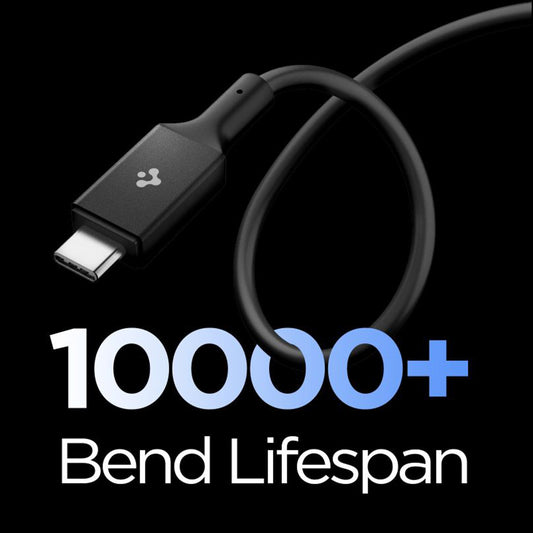 Daten- und Ladekabel USB-C - USB-C Spigen EB24012CC, 240W, 1.2m, Schwarz