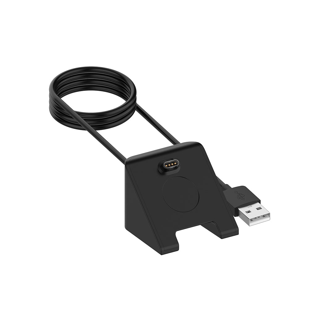 Ladekabel Techsuit TGC3 für Garmin Fenix 5 Plus / 7X / 6X / 6 / 5, USB-A, Schwarz