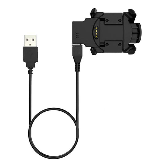 Ladekabel Techsuit TGC5 für Garmin Fenix 3 Sapphire / 3 HR / 3, USB-A, Schwarz
