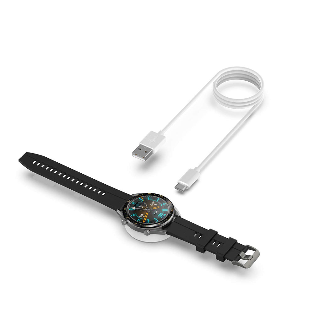 Câble de Chargement Techsuit THC3 pour Honor Watch / Huawei Watch Series, USB-A, Blanc