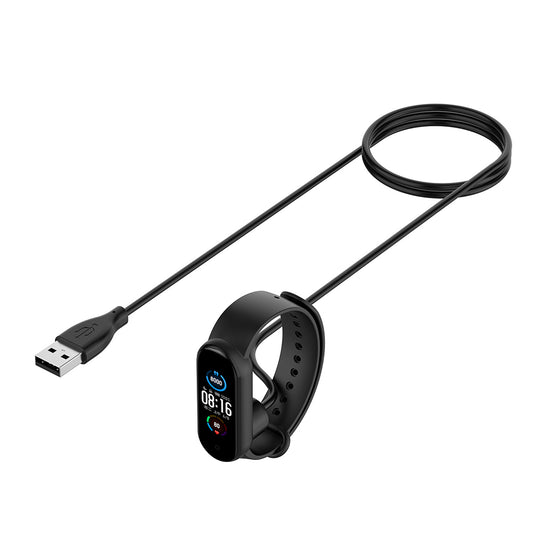 Techsuit TXC1 Charging Cable for Xiaomi Smart Band 7 / 6 / 5, USB-A, Black