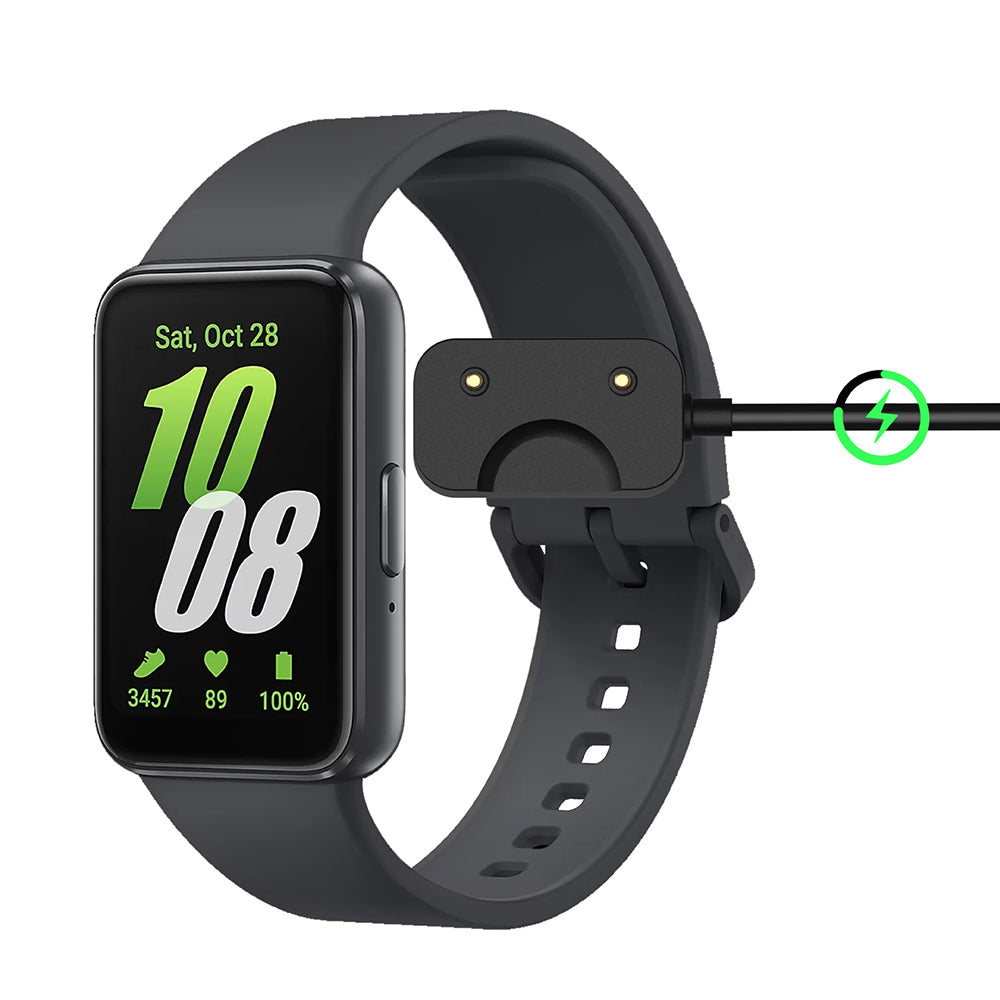 Câble de Chargement Techsuit WCC1 pour Samsung Galaxy Fit3 R39M, USB-C, Noir
