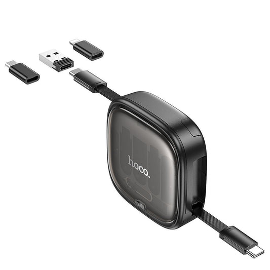 USB-C - USB-C Daten- und Ladekabel HOCO U140, 60W, 0,95m, Schwarz
