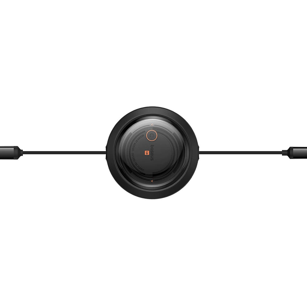 USB-C - Lightning / microUSB / USB-C Ladekabel Baseus Free2Draw Retractable, 100W, 1.1m, Schwarz P10368700111-04