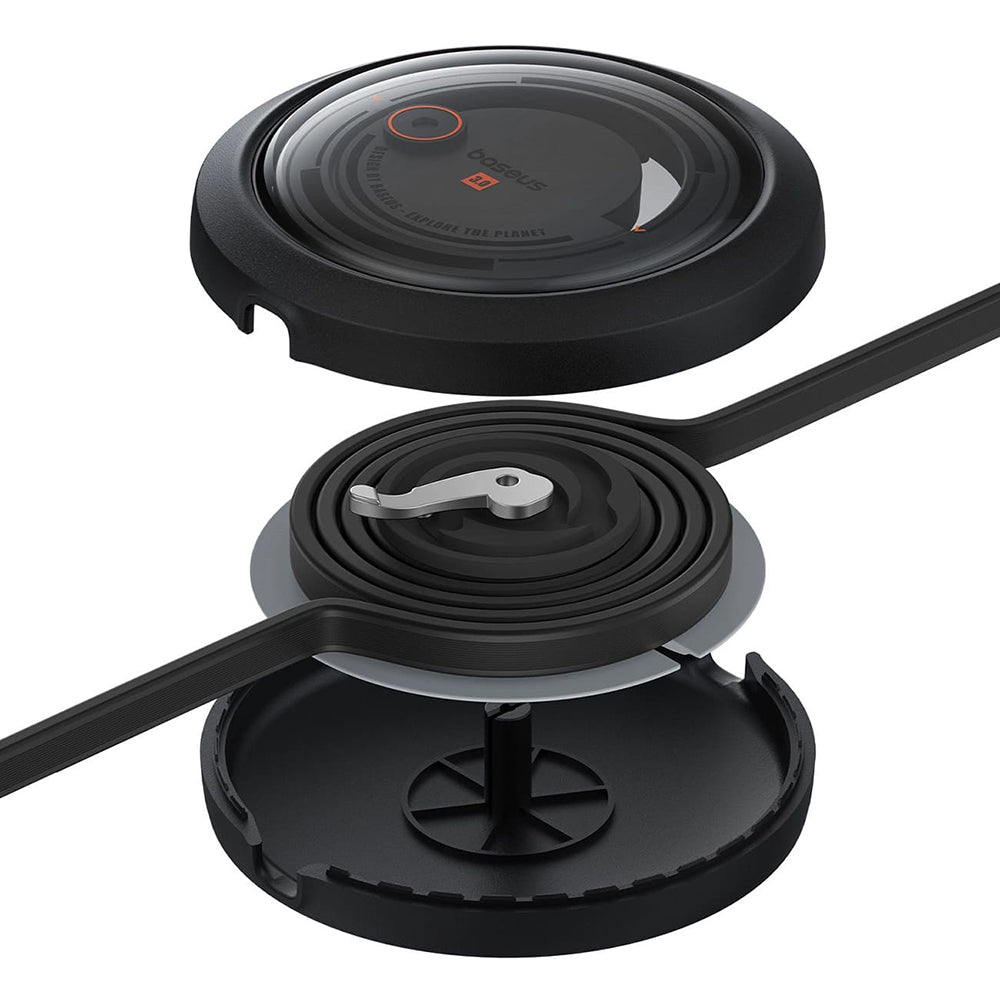 USB-C - Lightning / microUSB / USB-C Ladekabel Baseus Free2Draw Retractable, 100W, 1.1m, Schwarz P10368700111-04