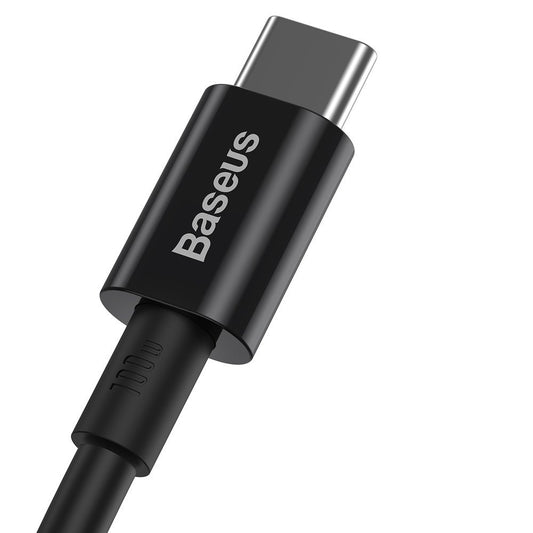 USB-C Daten- und Ladekabel - USB-C Baseus Superior Series, 100W, 2m, Schwarz CATYS-C01